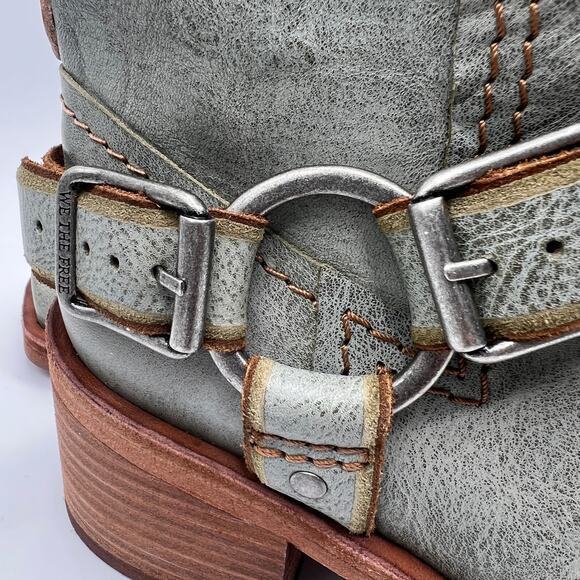 We The Free Women's Briggs Crop Rider Boots Green Size 8 NEW - Picture 8 of 9